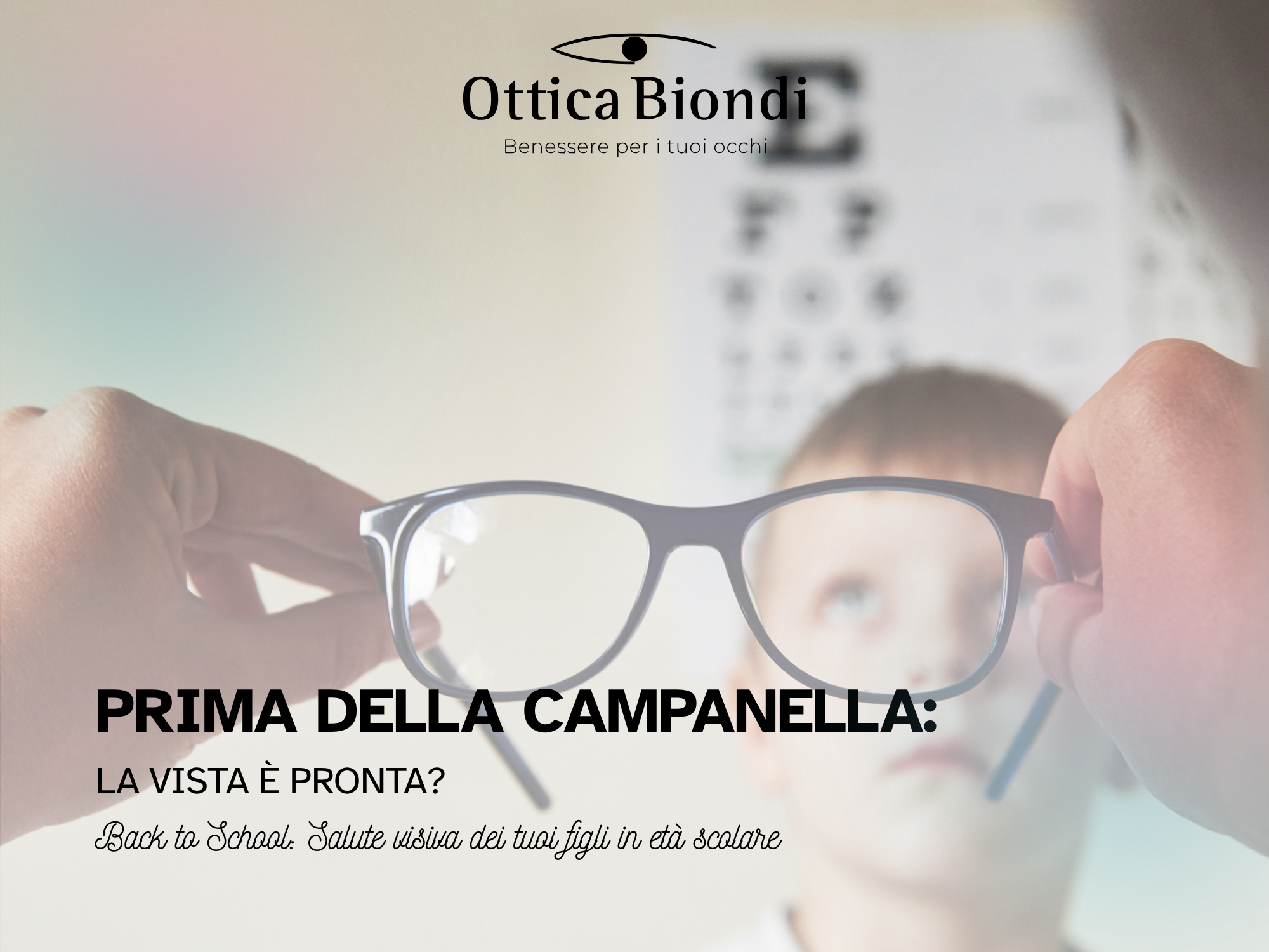 Back to School: Salute visiva dei tuoi figli in età scolare